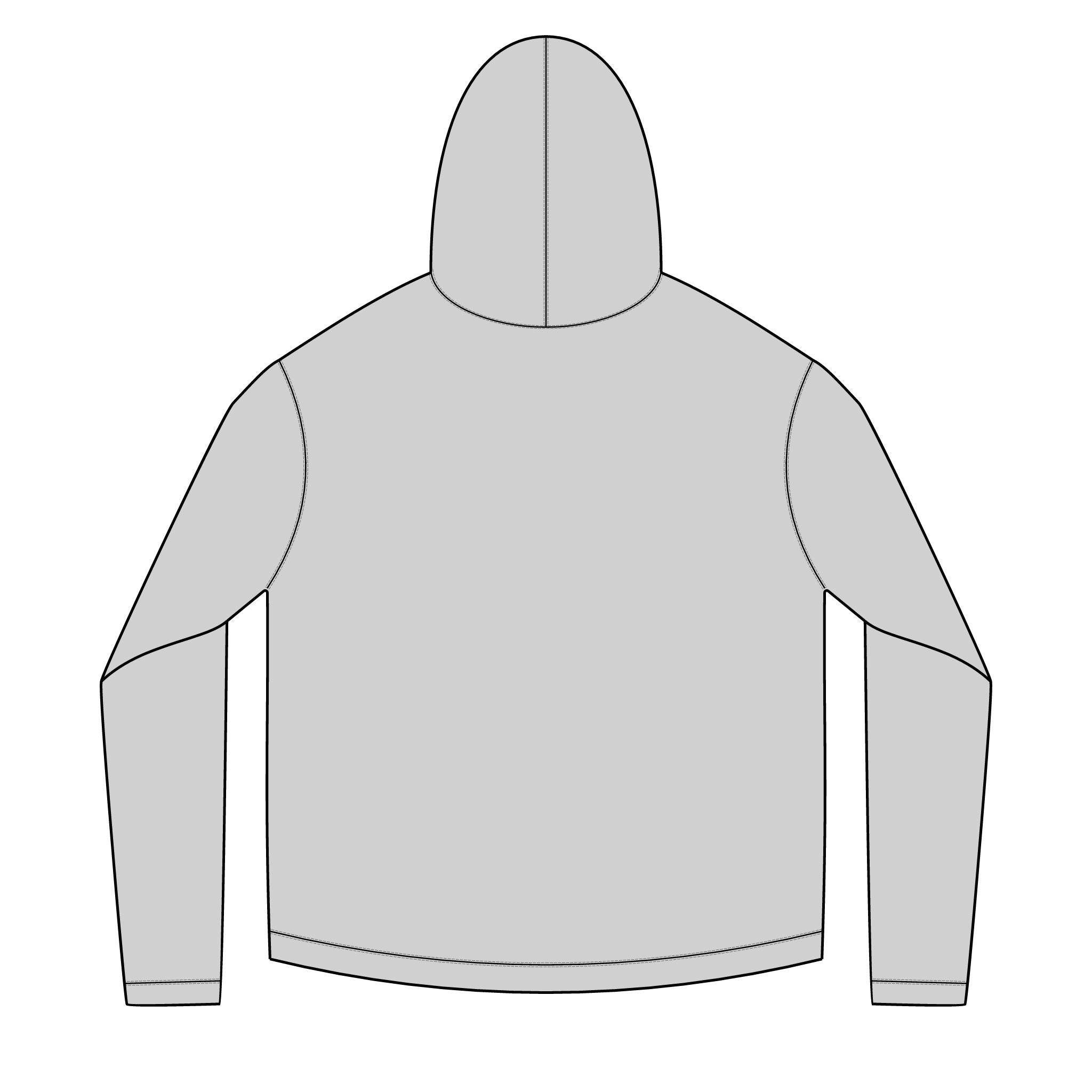 Solar Circuit Hoodie — Small Chest Sun & Circuit Emblem