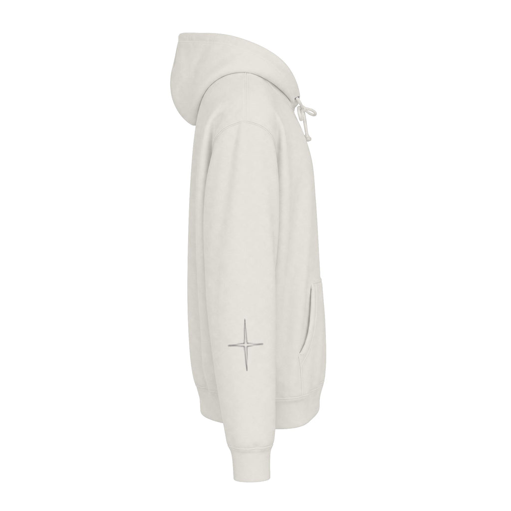 Moon Drip Hoodie — Gothic Crescent Last-Vision Graphic Sweatshirt