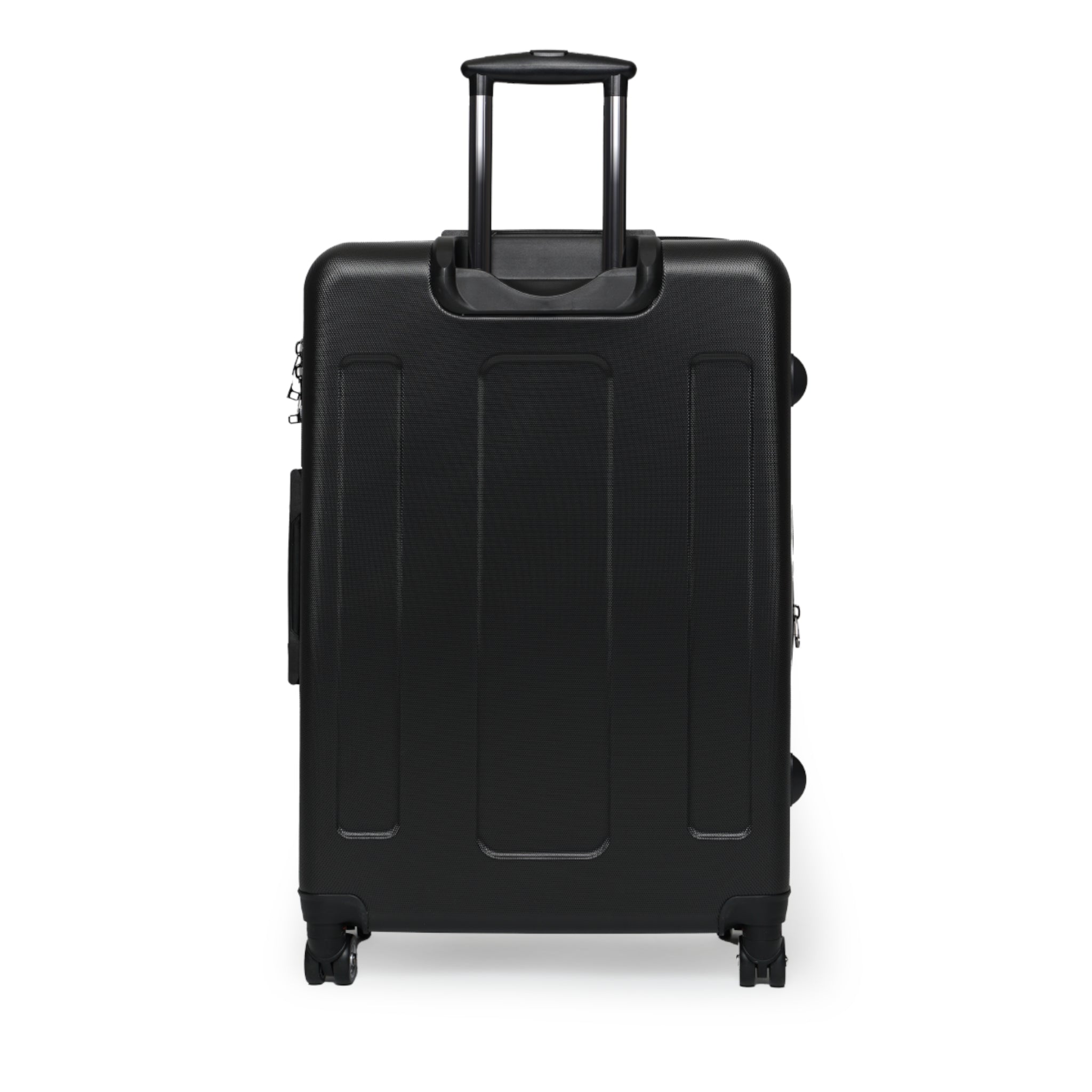 Checkerboard Optical-Illusion Suitcase — Travel Luggage