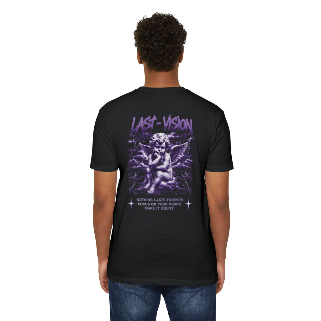 Last Vision Eye T-Shirt — Purple Graphic Goth Band Tee