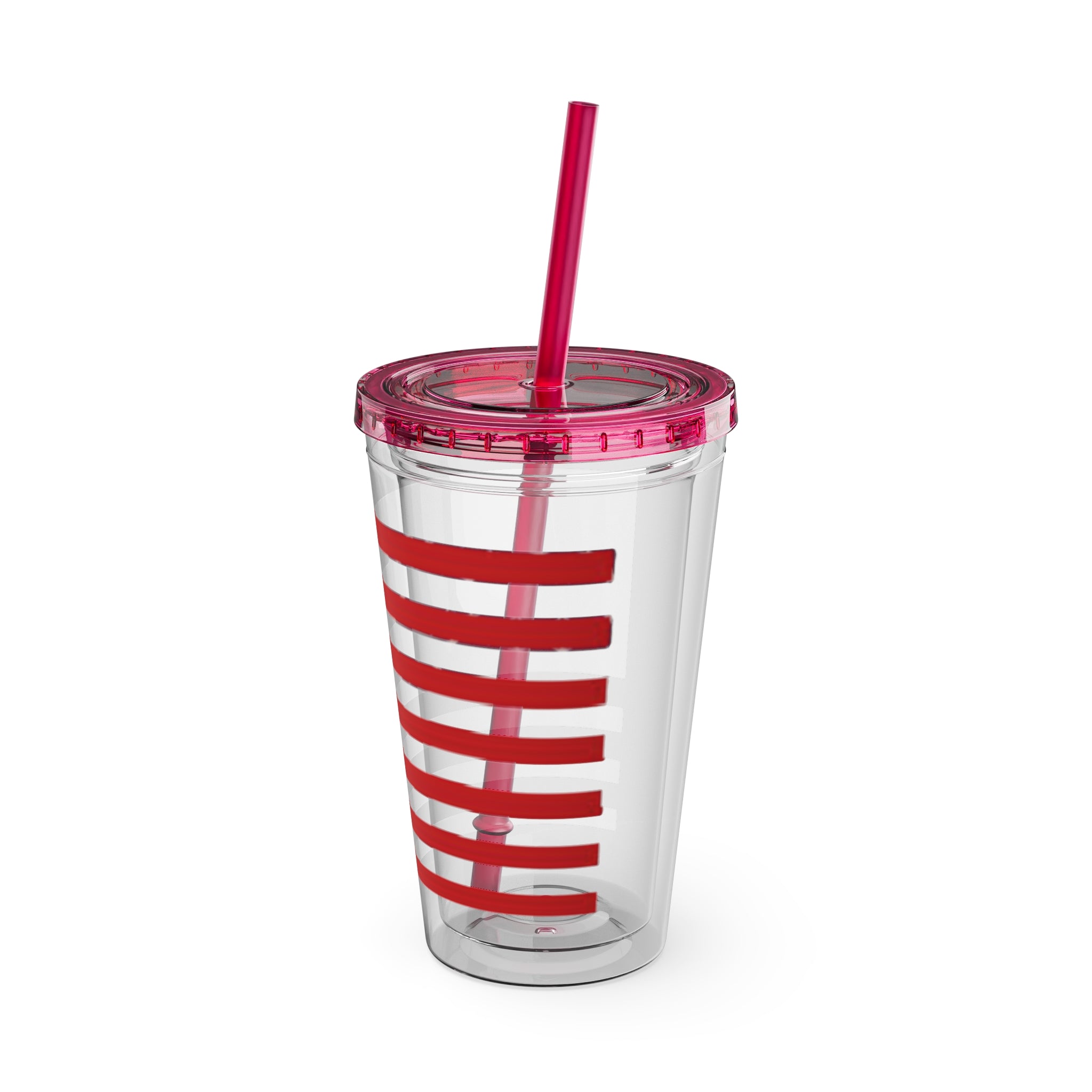 American Flag 16oz Tumbler with Straw – Patriotic USA Travel Cup