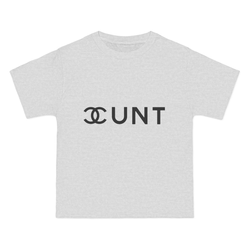 Graphic T-Shirt — Bold Parody Logo "CUNT" Statement Tee (women)