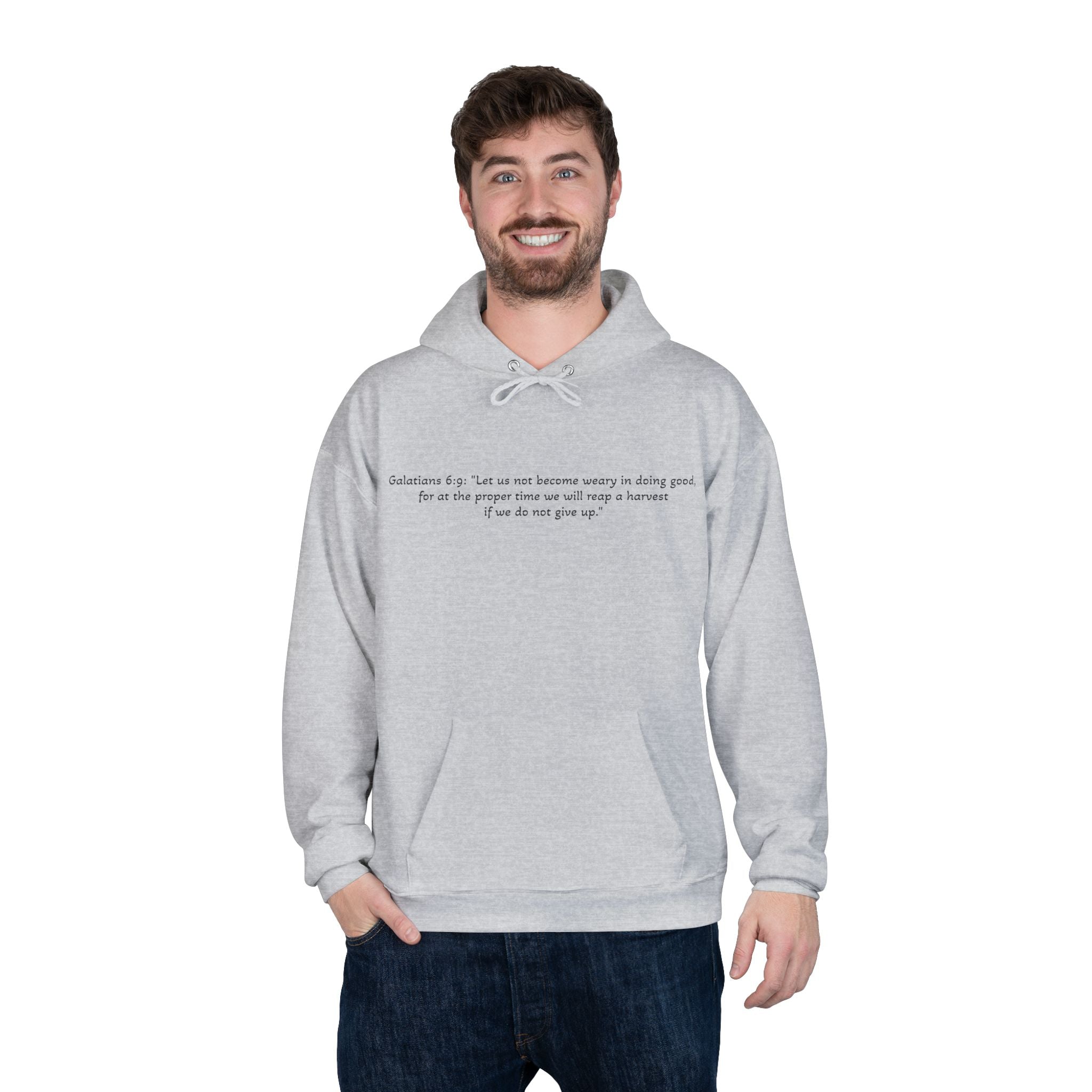 Jesus Portrait Hoodie — Crown of Thorns Religious Pullover