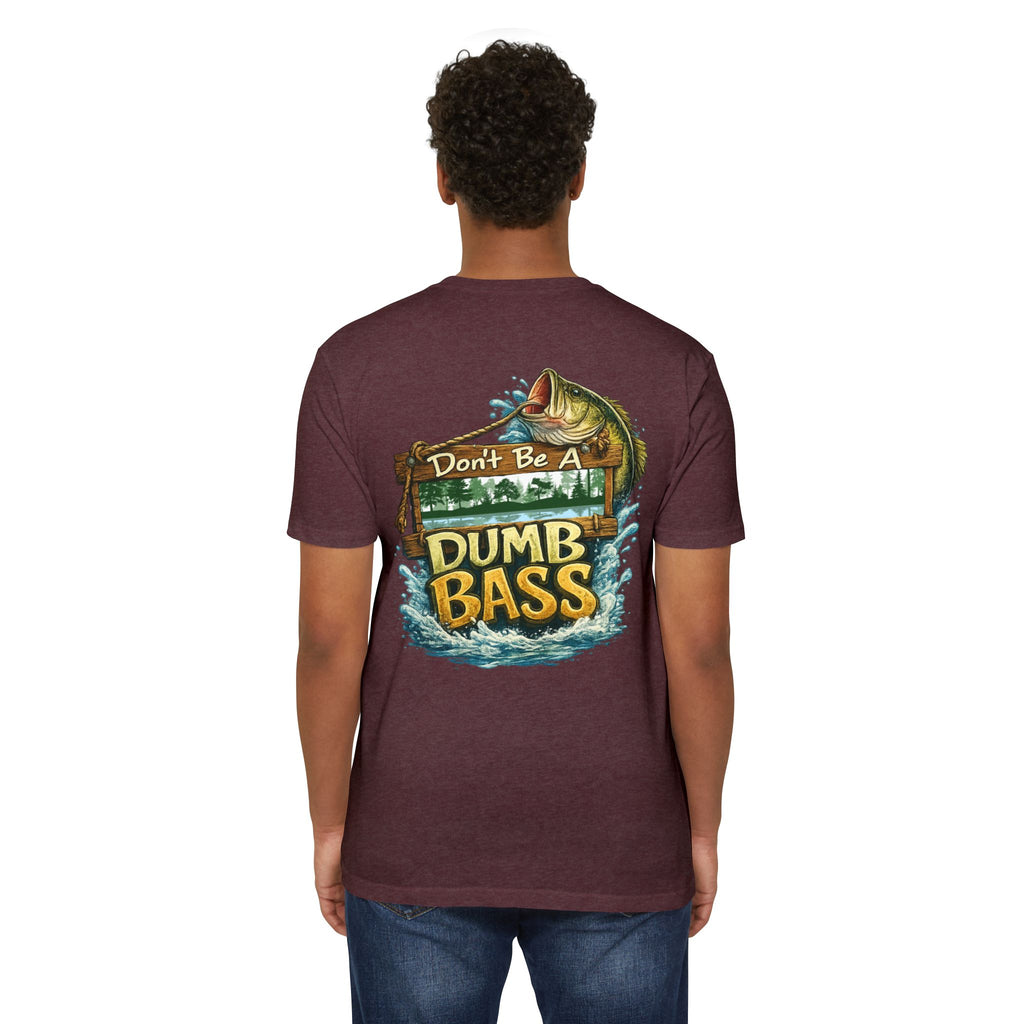 Fishing T-Shirt — "Don't Be A Dumb Bass" Bass Fishing Graphic Tee