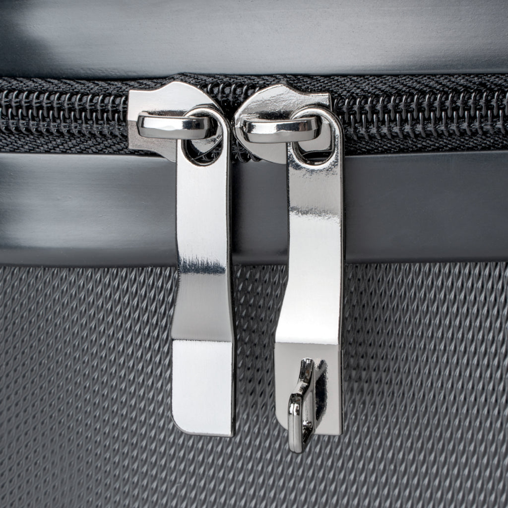 Checkerboard Optical-Illusion Suitcase — Travel Luggage