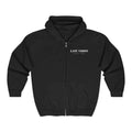 Last Vision Globe Zip Hoodie — Retro Tech Graphic Full-Zip Sweatshirt