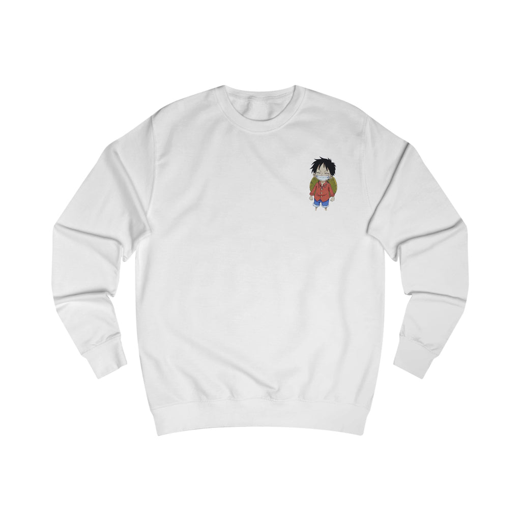 One Piece Sweatshirt — "No Matter What Happens, Dont Lose Your Smile" Graphic Crewneck