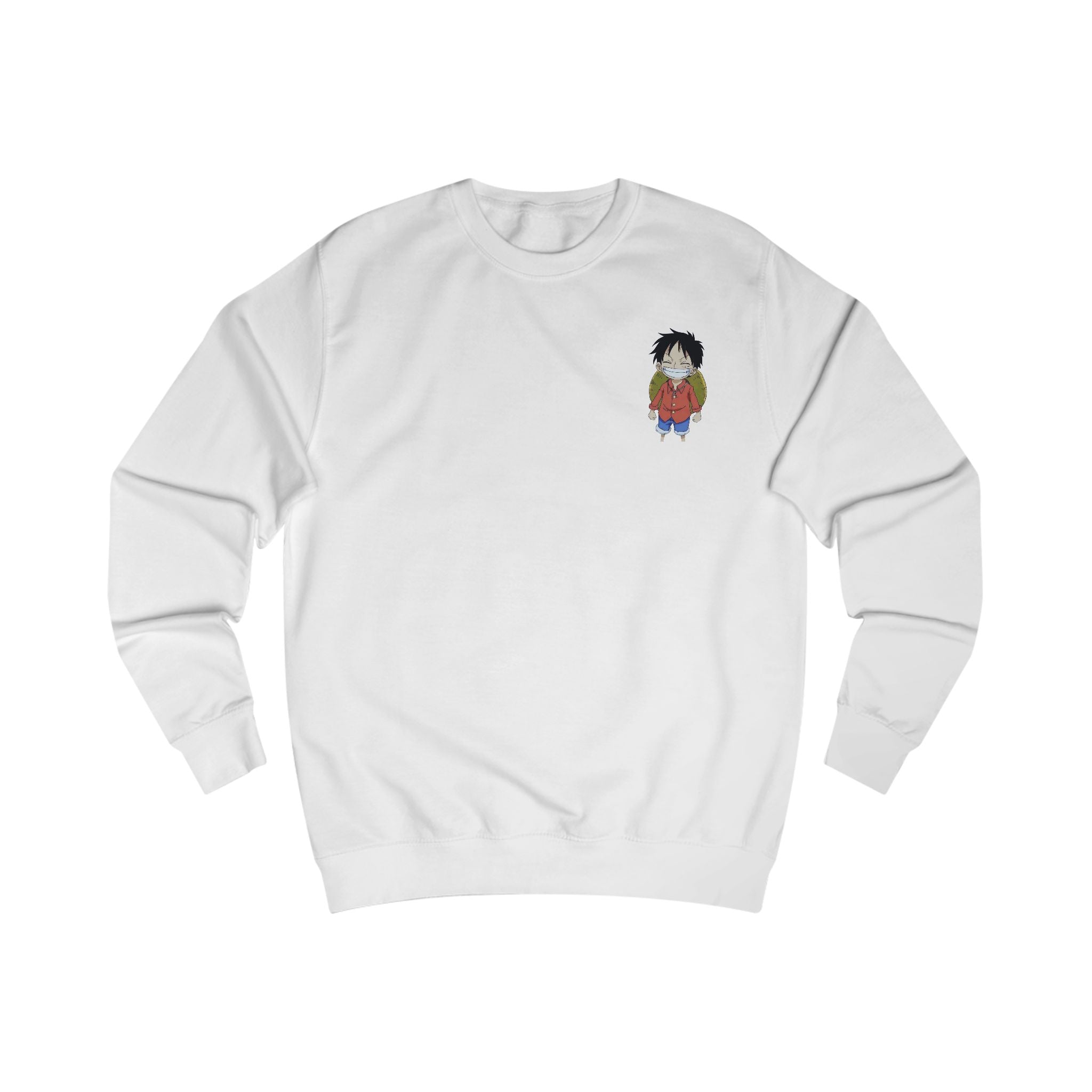 One Piece Sweatshirt — "No Matter What Happens, Dont Lose Your Smile" Graphic Crewneck