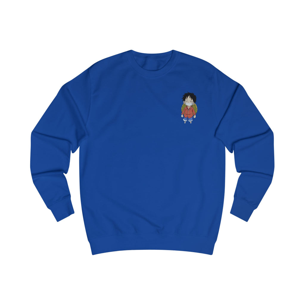 One Piece Sweatshirt — "No Matter What Happens, Dont Lose Your Smile" Graphic Crewneck