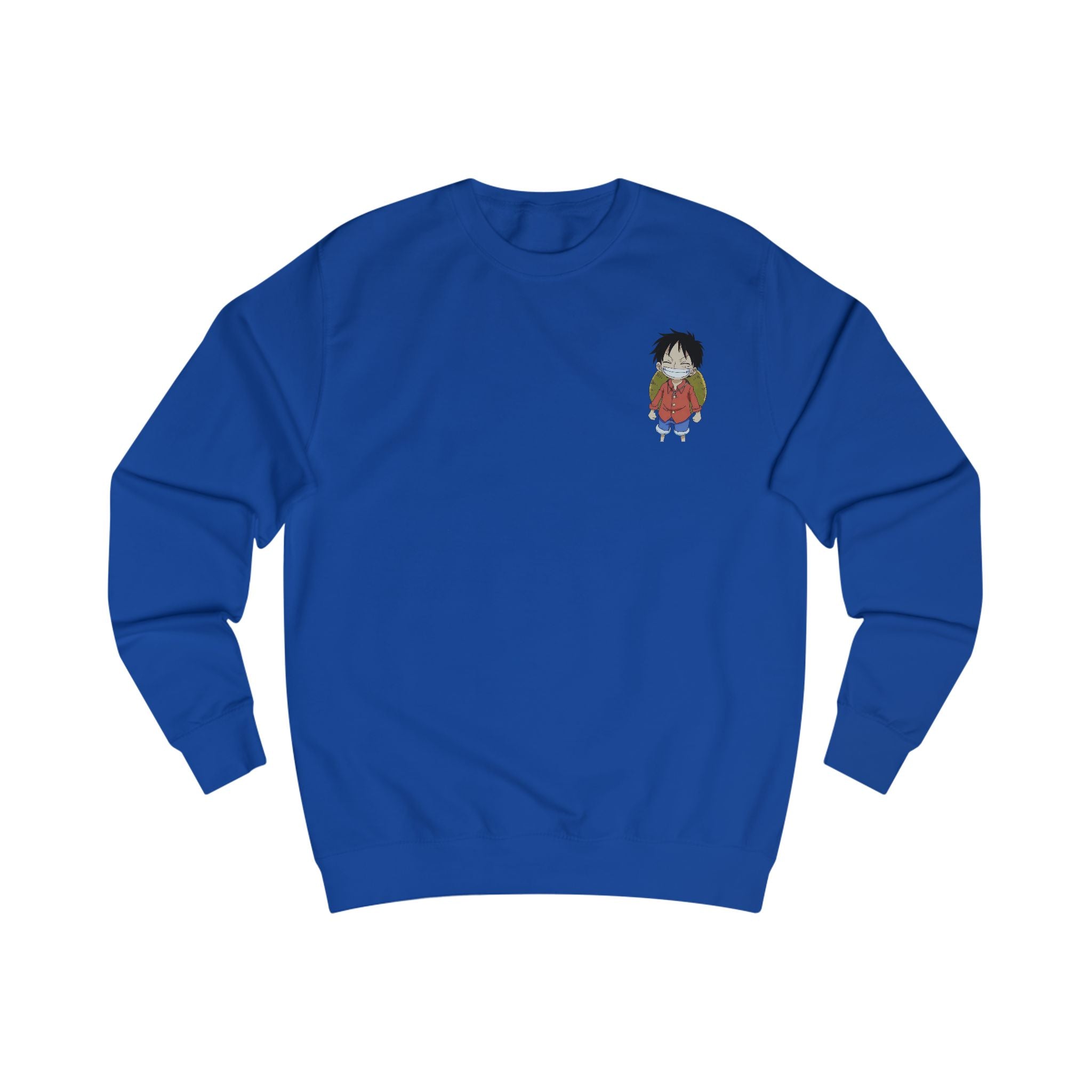 One Piece Sweatshirt — "No Matter What Happens, Dont Lose Your Smile" Graphic Crewneck