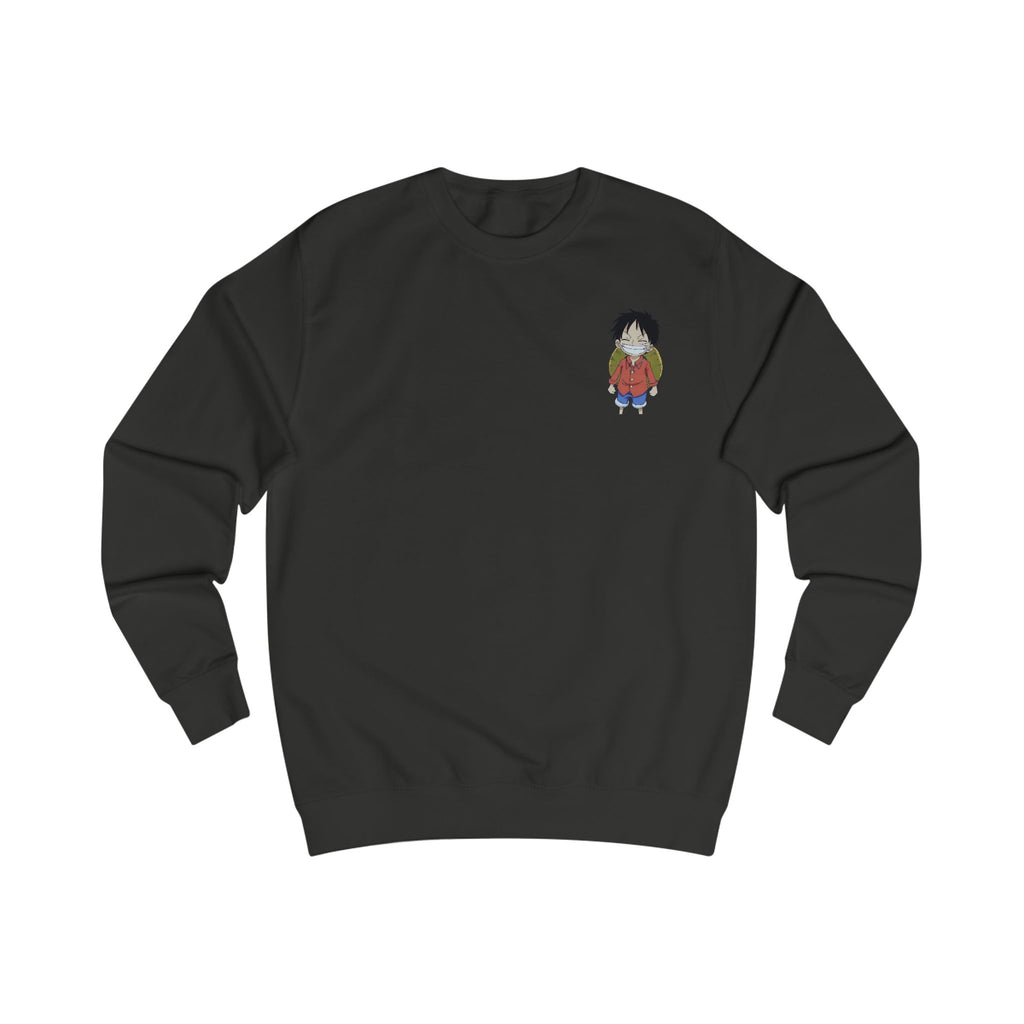 One Piece Sweatshirt — "No Matter What Happens, Dont Lose Your Smile" Graphic Crewneck