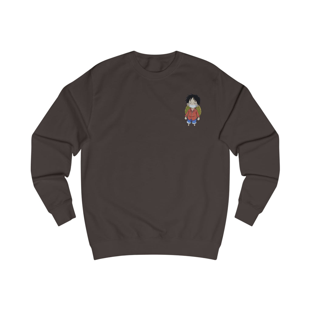 One Piece Sweatshirt — "No Matter What Happens, Dont Lose Your Smile" Graphic Crewneck