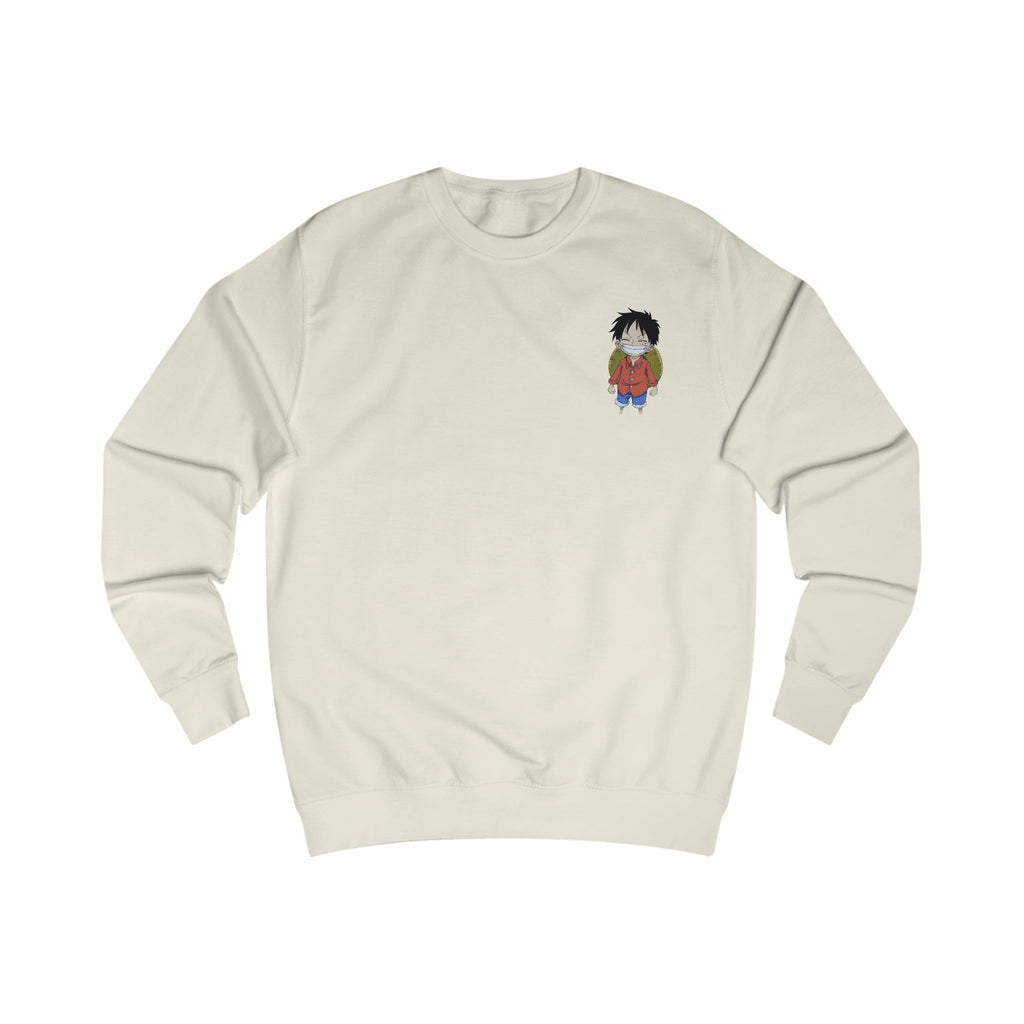 One Piece Sweatshirt — "No Matter What Happens, Dont Lose Your Smile" Graphic Crewneck