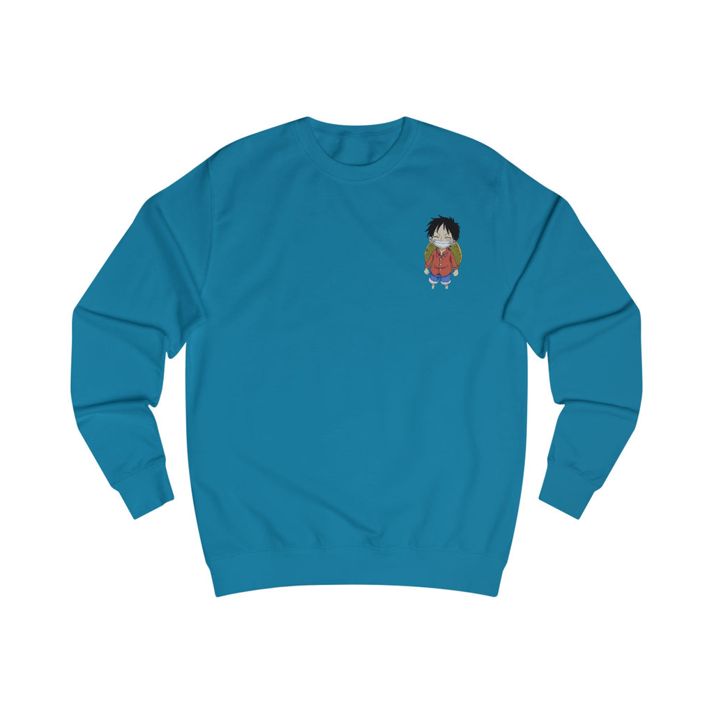 One Piece Sweatshirt — "No Matter What Happens, Dont Lose Your Smile" Graphic Crewneck