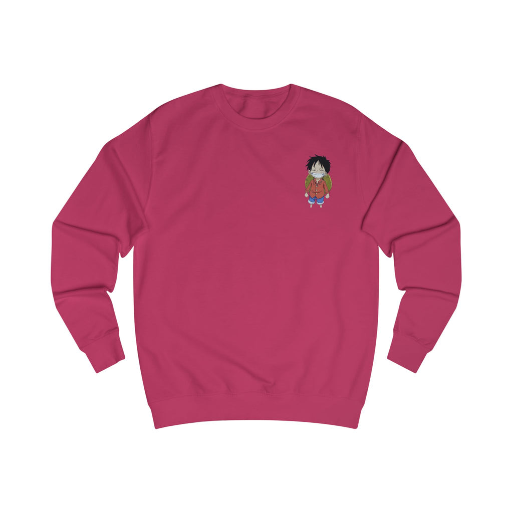 One Piece Sweatshirt — "No Matter What Happens, Dont Lose Your Smile" Graphic Crewneck