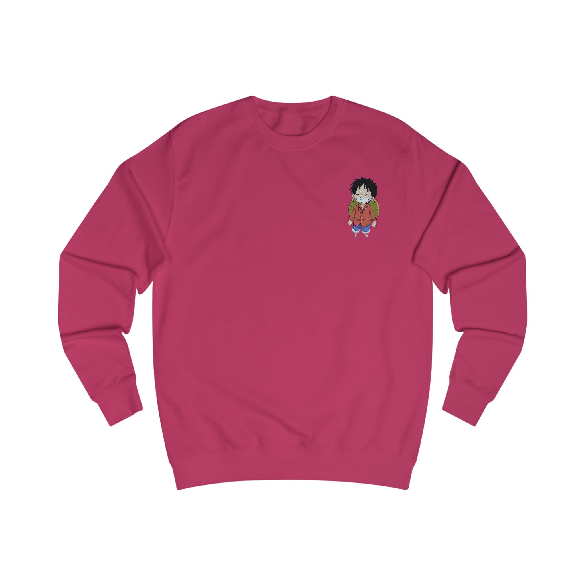 One Piece Sweatshirt — "No Matter What Happens, Dont Lose Your Smile" Graphic Crewneck
