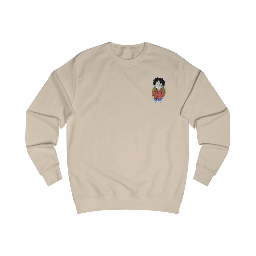 One Piece Sweatshirt — "No Matter What Happens, Dont Lose Your Smile" Graphic Crewneck