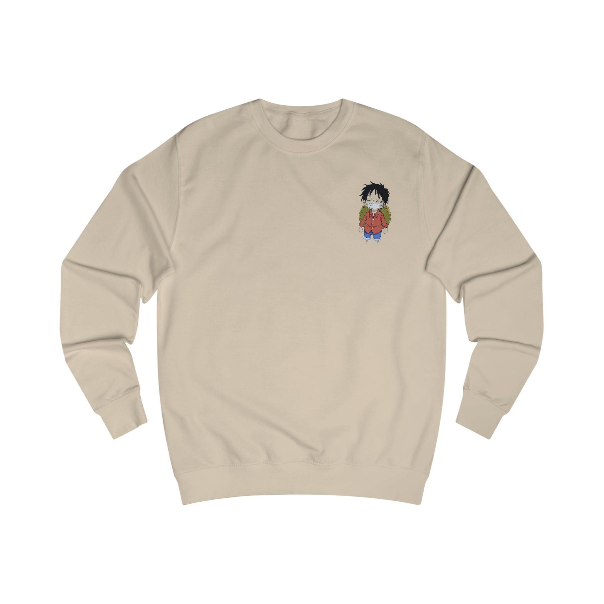 One Piece Sweatshirt — "No Matter What Happens, Dont Lose Your Smile" Graphic Crewneck