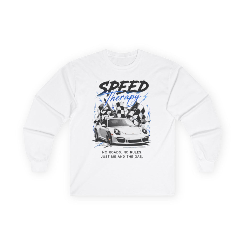 Speed Demon Long Sleeve Tee — "Built for Speed" Car Racing Graphic