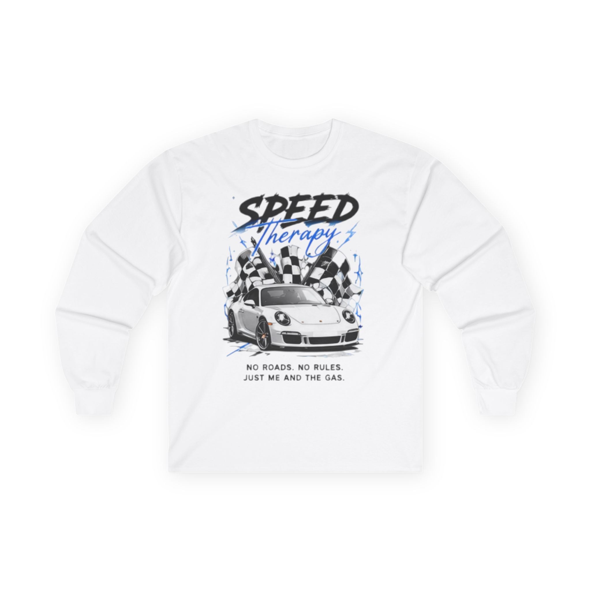Speed Demon Long Sleeve Tee — "Built for Speed" Car Racing Graphic