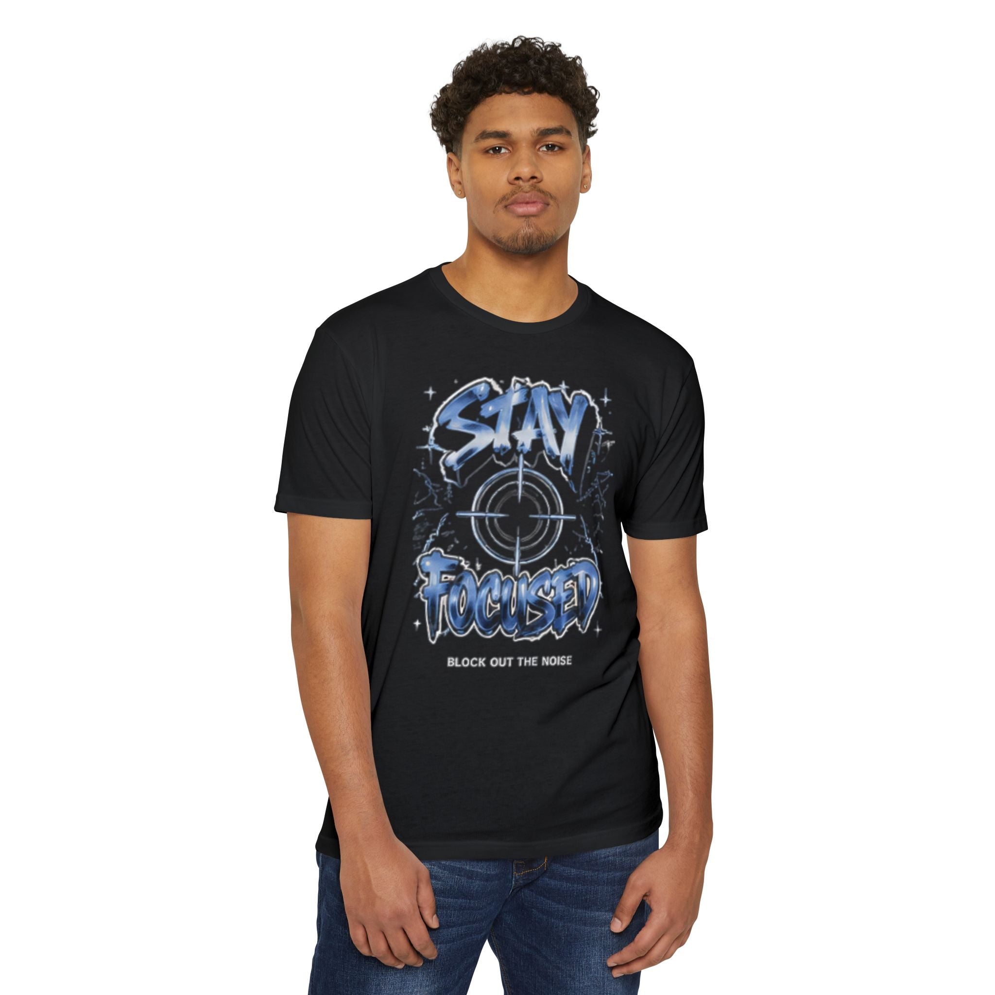 Stay Focused / Trust the Process Graphic Tee – Motivational Streetwear