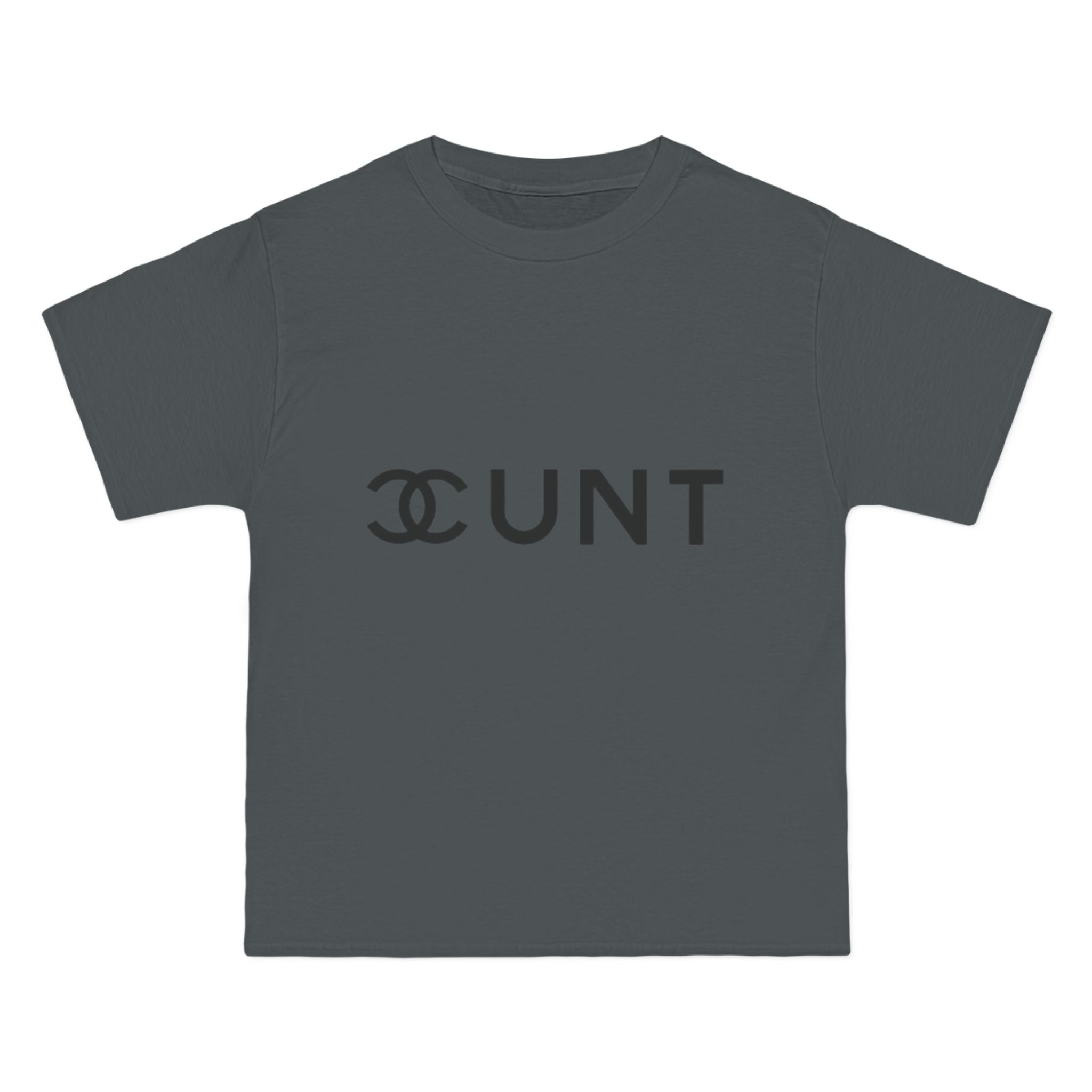 Graphic T-Shirt — Bold Parody Logo "CUNT" Statement Tee (women)