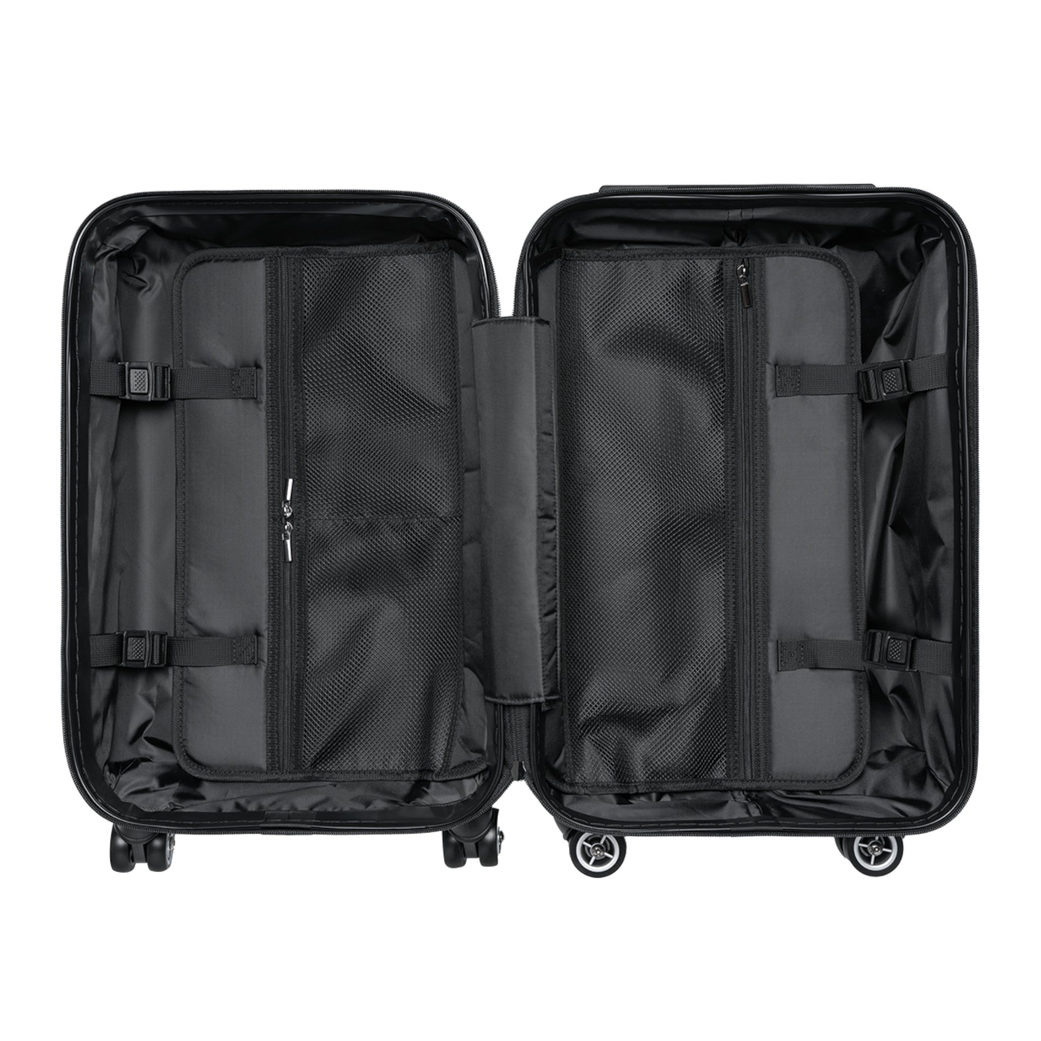Checkerboard Optical-Illusion Suitcase — Travel Luggage