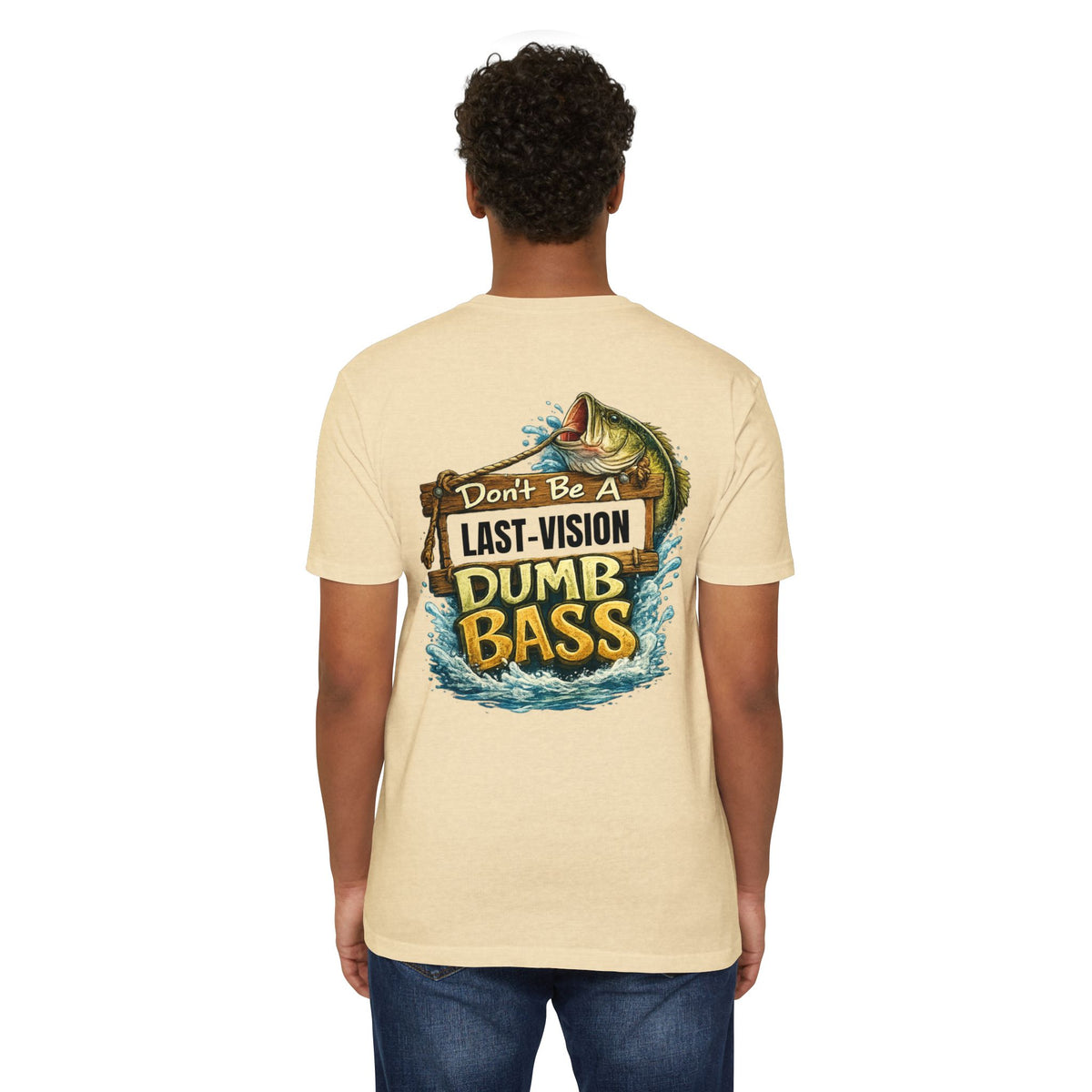 Fishing T-Shirt — "Don't Be A Dumb Bass" Bass Fishing Graphic Tee