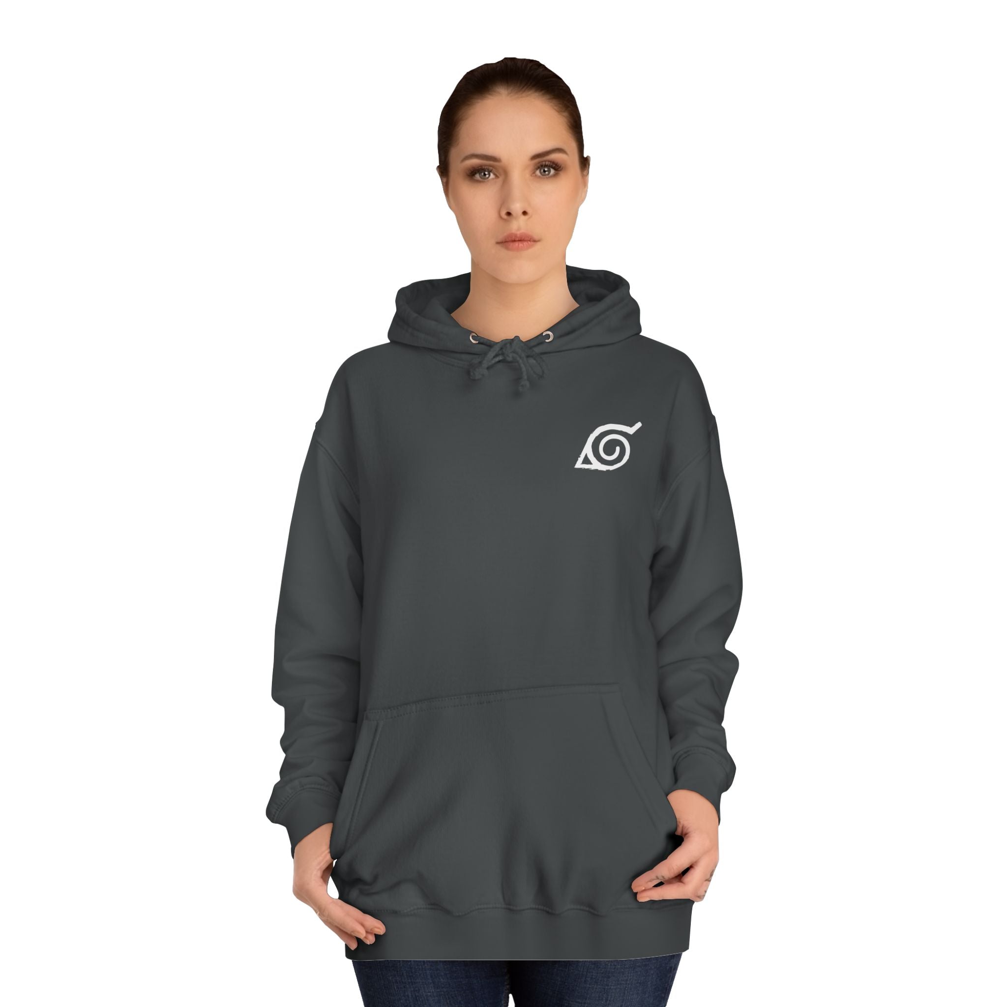 Naruto Silhouette Hoodie - Anime Shinobi Symbol College Pullover