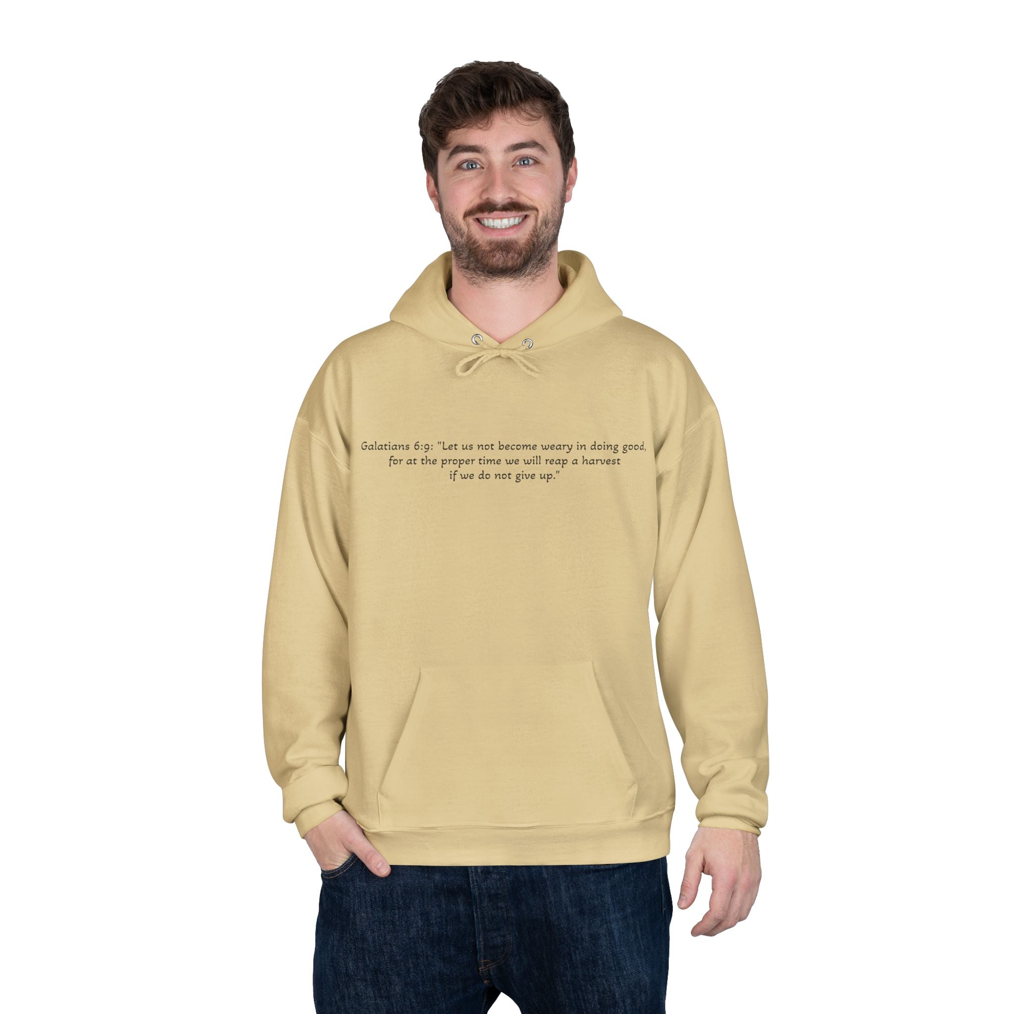 Jesus Portrait Hoodie — Crown of Thorns Religious Pullover