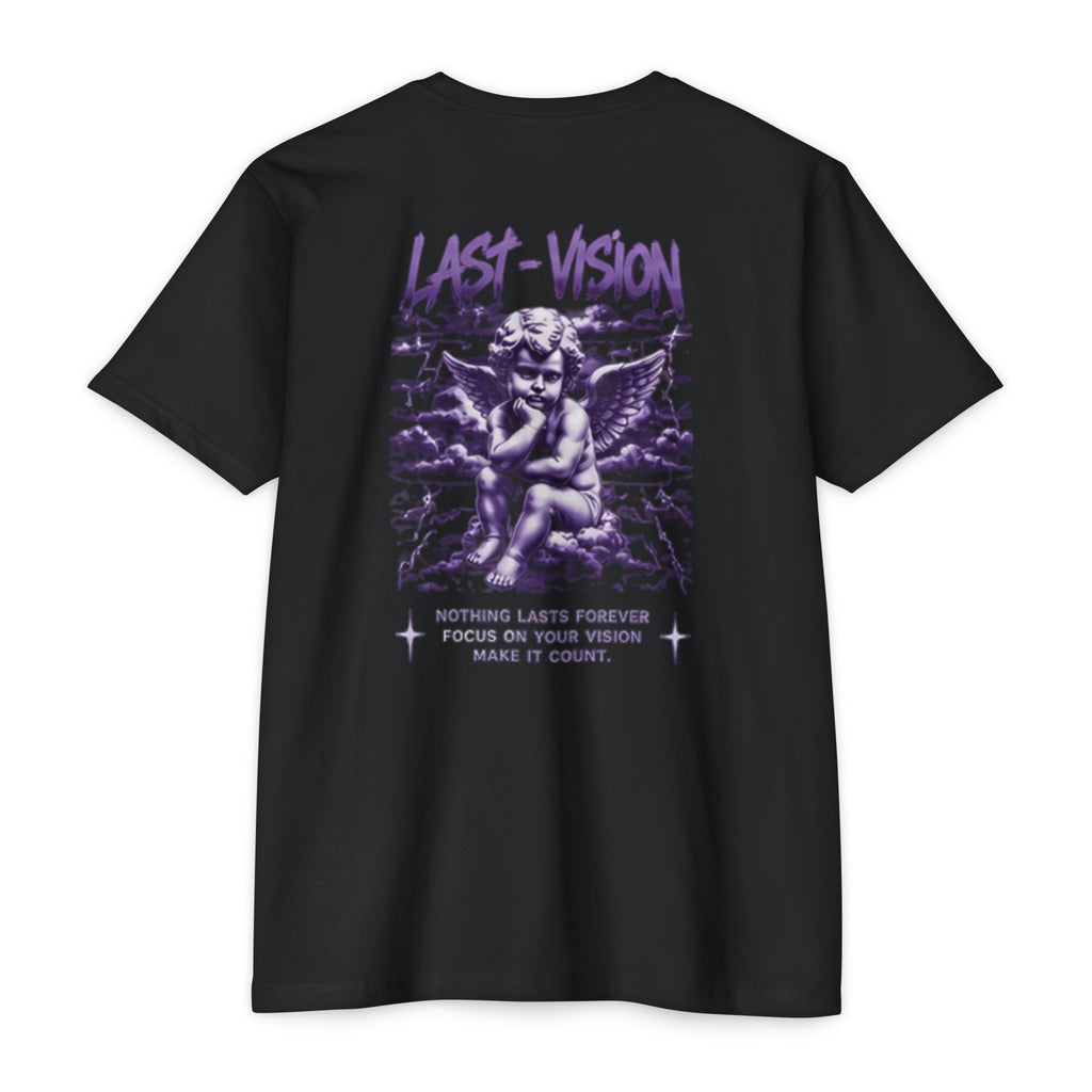 Last Vision Eye T-Shirt — Purple Graphic Goth Band Tee