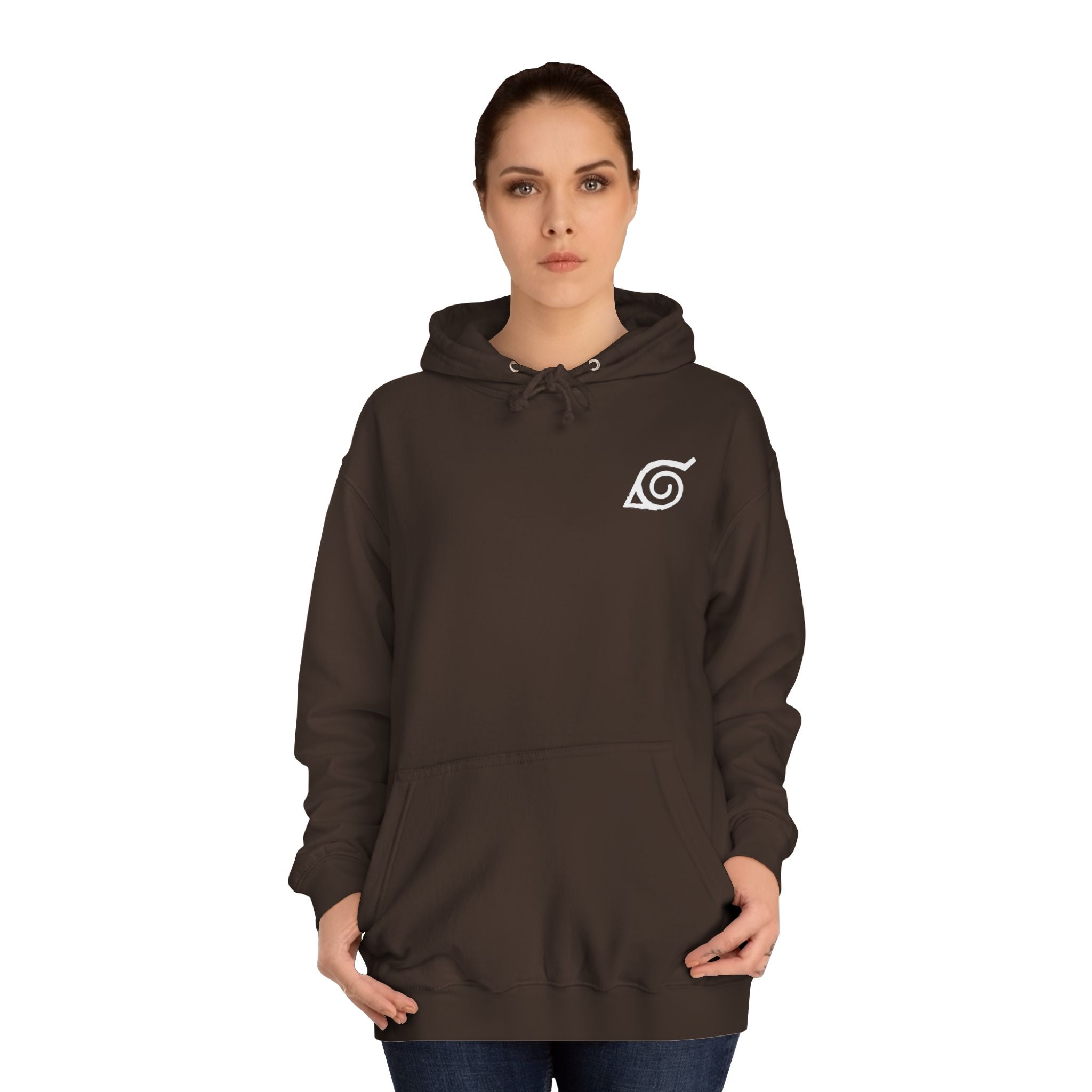 Naruto Silhouette Hoodie - Anime Shinobi Symbol College Pullover