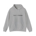 Last-Vision Minimalist Hoodie — Monochrome Logo Pullover
