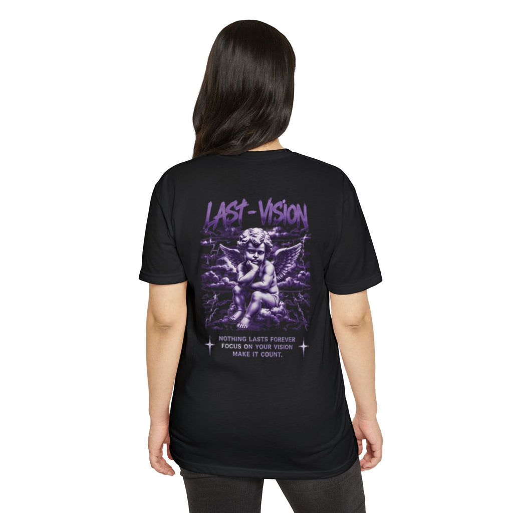 Last Vision Eye T-Shirt — Purple Graphic Goth Band Tee